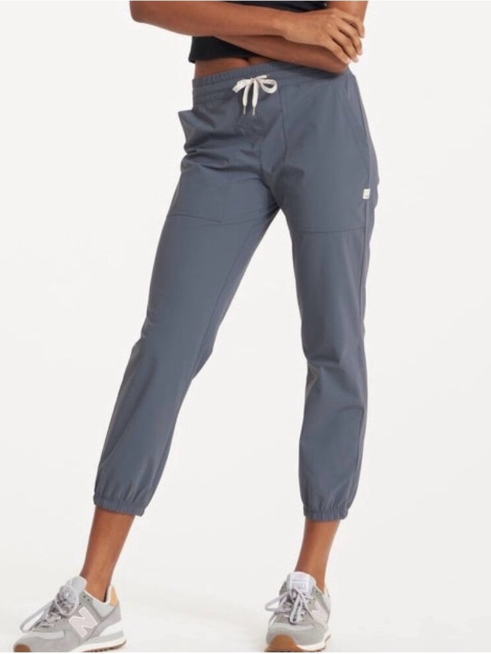 Vuori Miles Jogger Azure Blue Gray Lightweight Jogger Pants